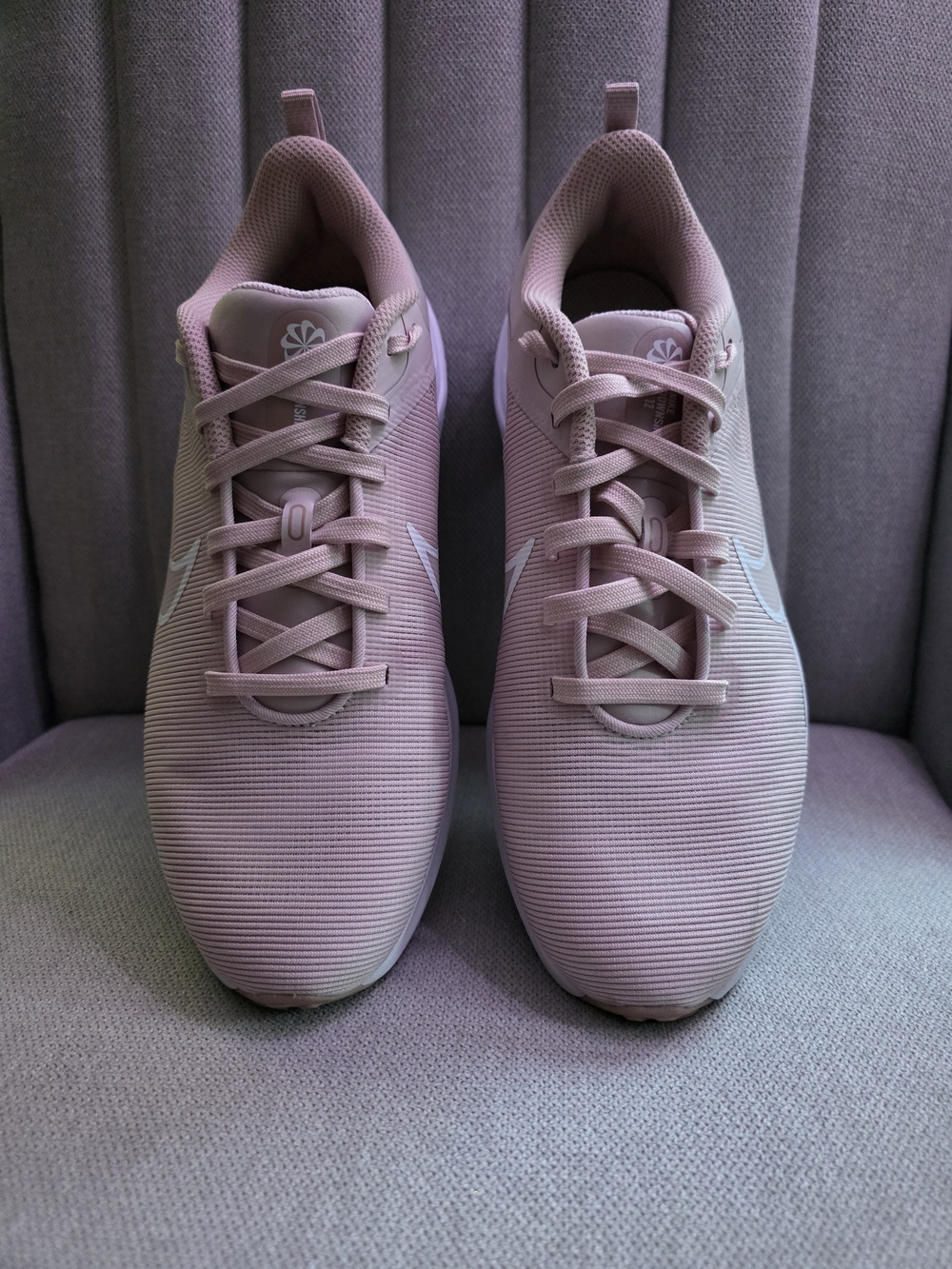 Nike Downshifter 12  Women's Light Pink Athletic Sneakers Size 8 Like New.